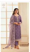Shohini By Vinay Kuleesh Dola Silk Embroidery Designer Salwar Suits Wholesale Price In Surat
